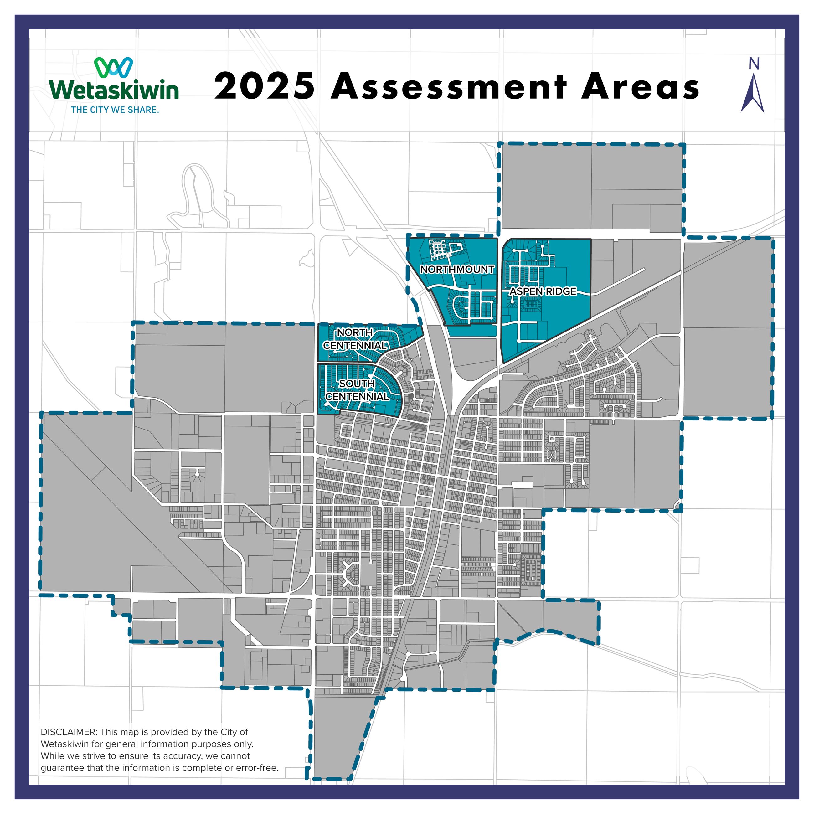 2025 Assessment Areas